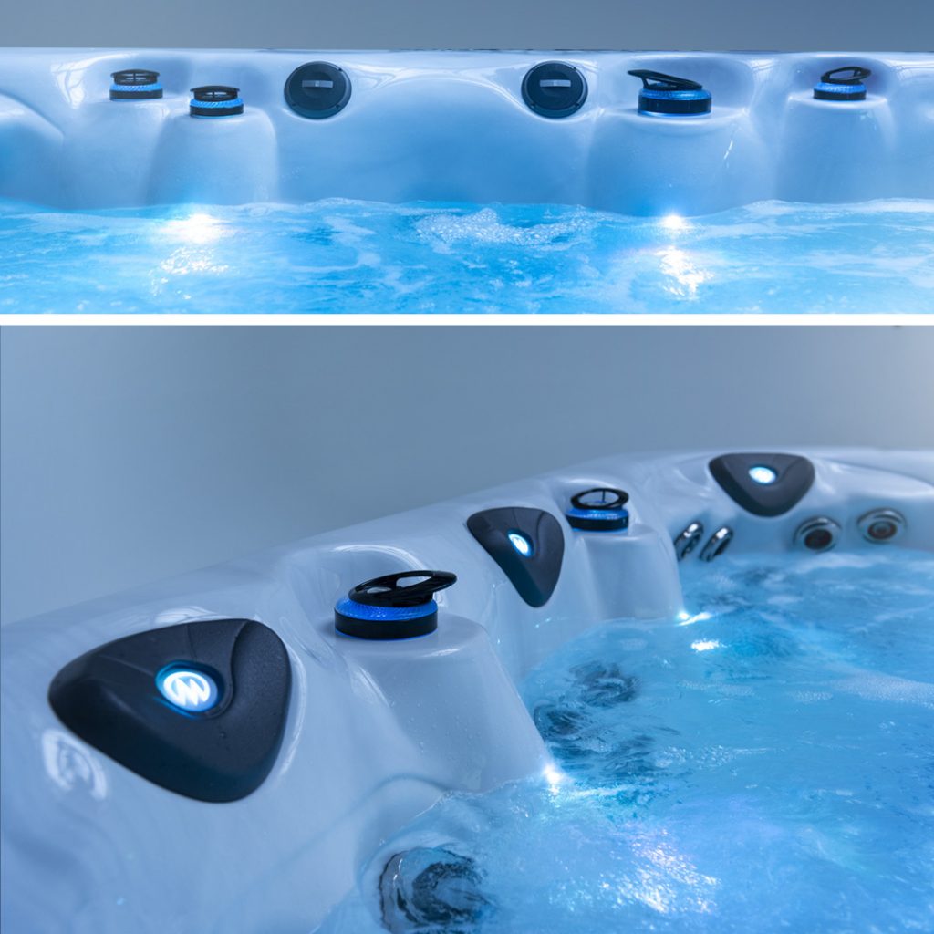 LED lighting for hot tubs